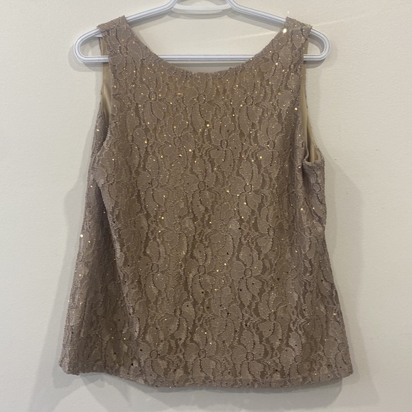 2‎ Piece Tank Lace Overlay With Lace Cardigan - Picture 10 of 16